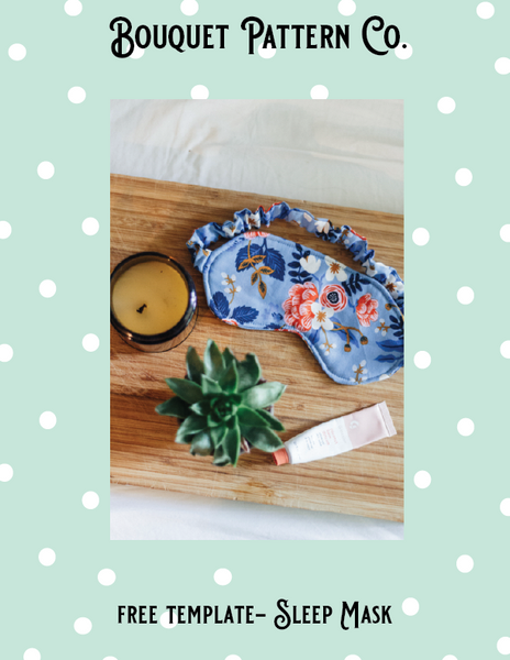 Sleep Mask - Free PDF Template